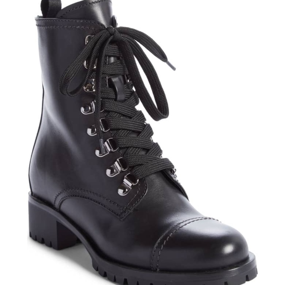 PRADA NEW COMBAT BOOTS (Size 39.5/US size 9) - Picture 1 of 6